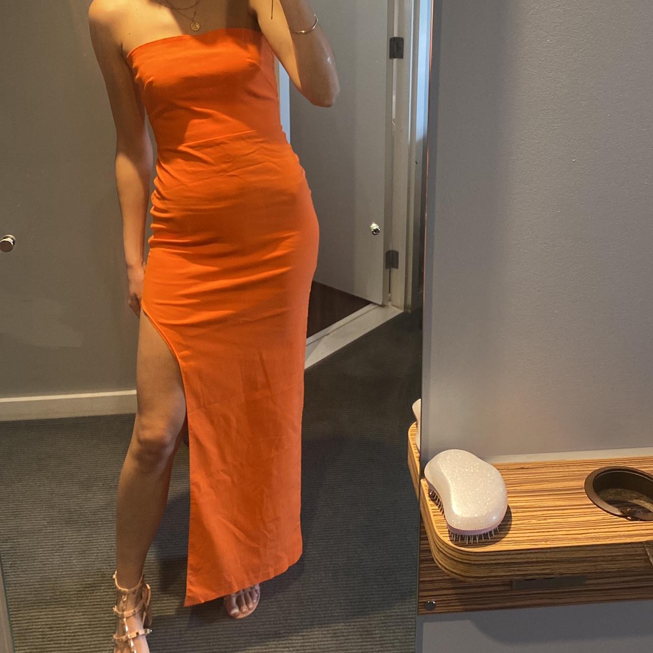 vesper orange dress