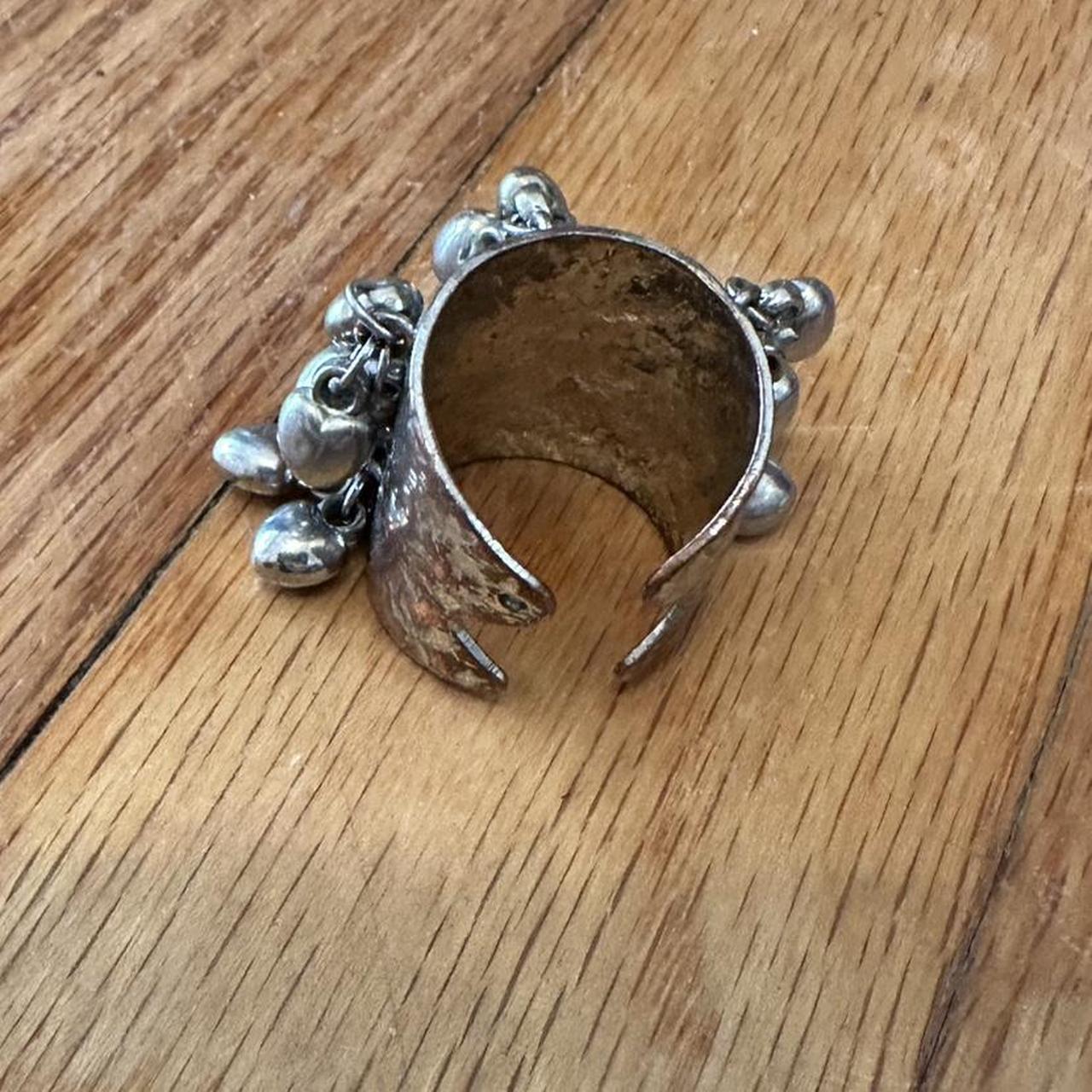 Women's Ring - Silver/Grey – statement ring, silv… - image 2