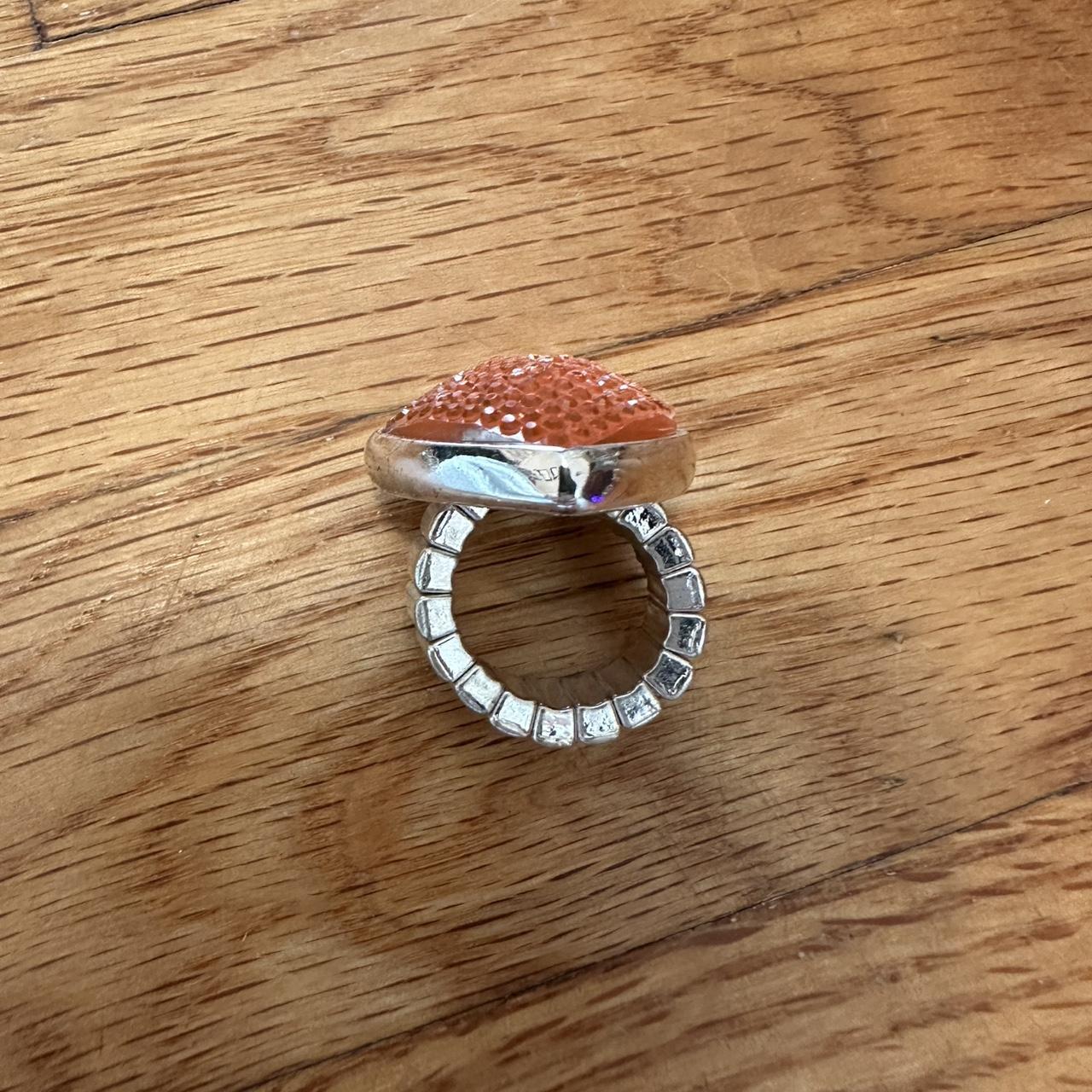 Women's Ring - Silver/Pink – statement ring, silv… - image 4