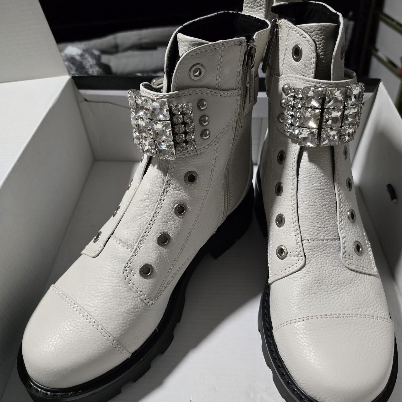 Karl lagerfeld combat boots online