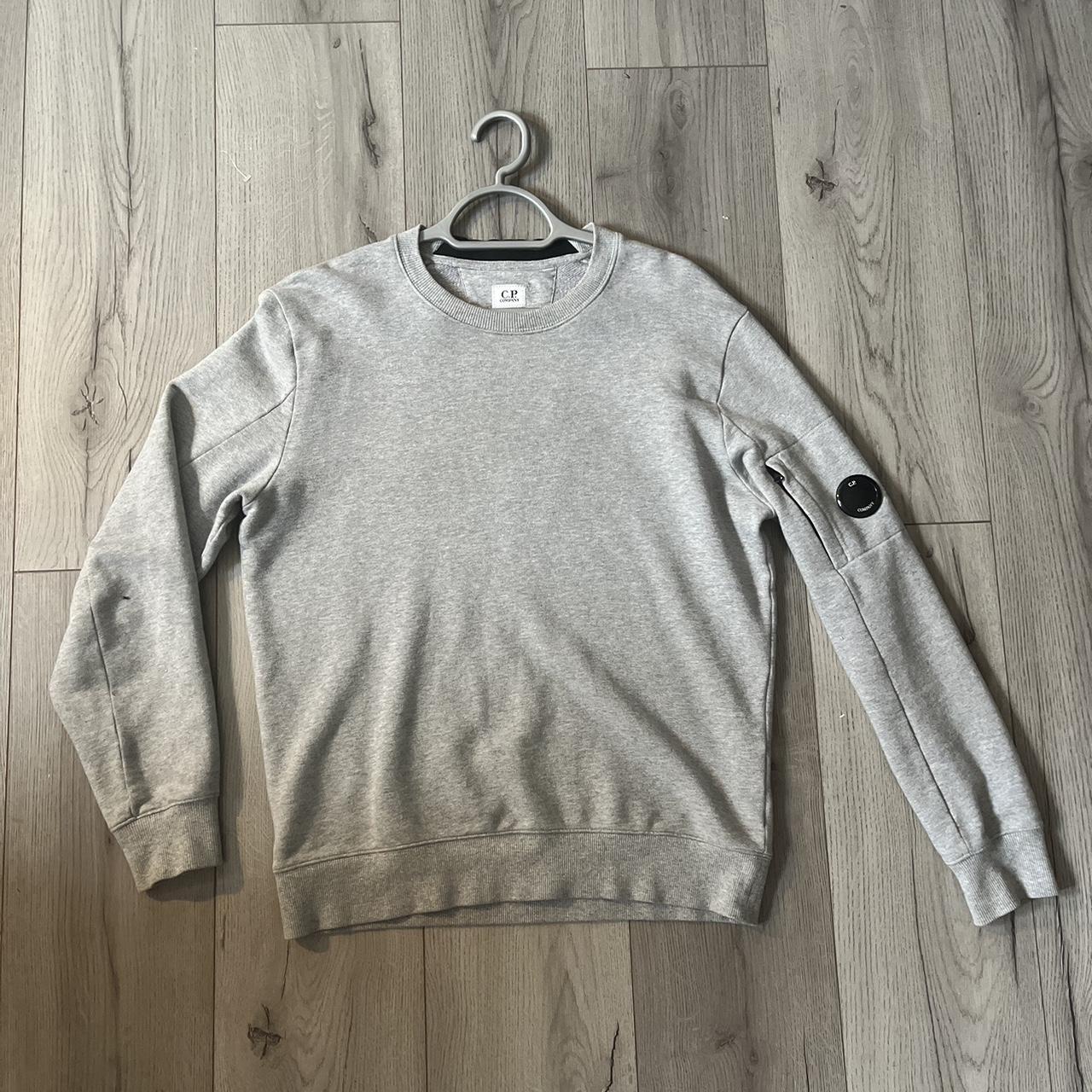 Men’s medium cp company grey sweatshirt, Perfect... - Depop