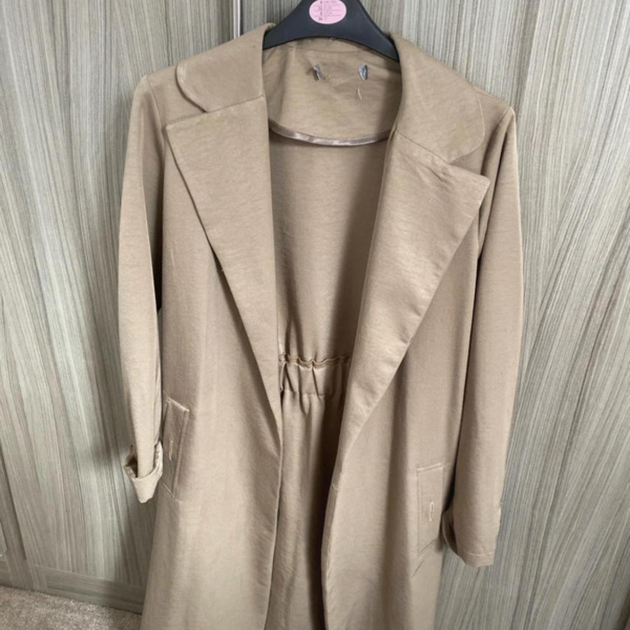 Primark tan coat best sale