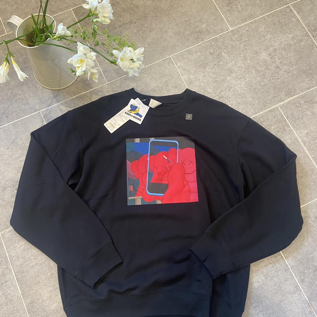 KAWS x Uniqlo Warhol Sweatshirt Brand new with | Depop