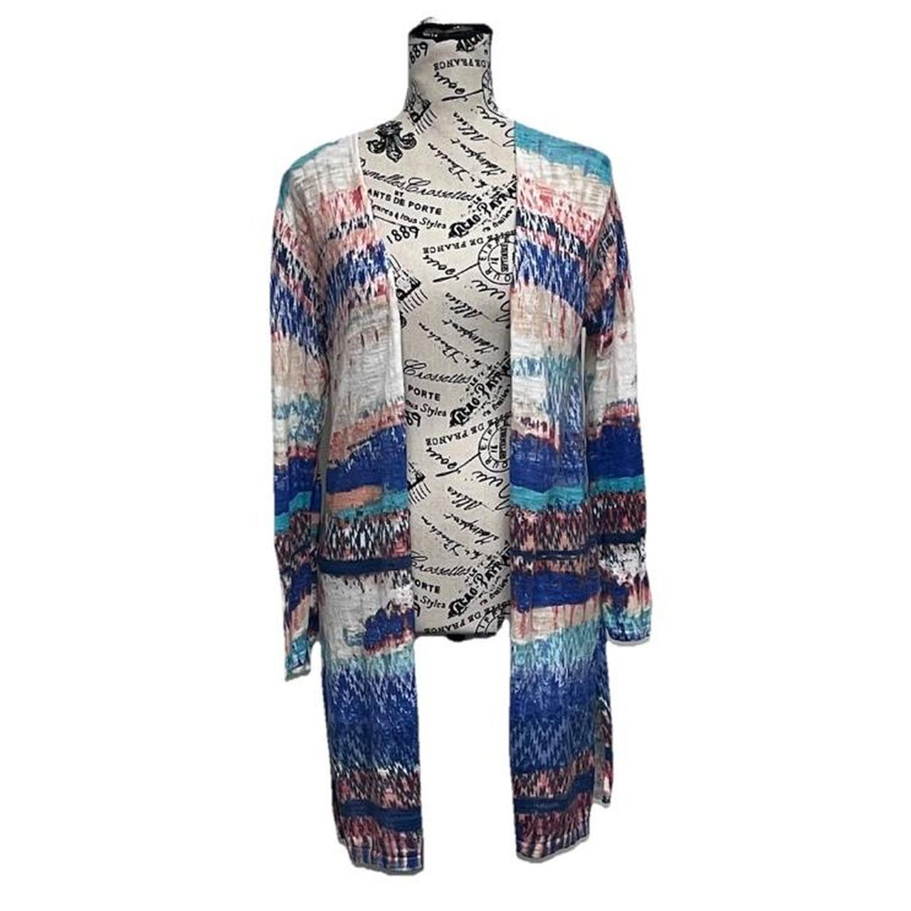 Ruby Rd. Women's Cardigan - Multi/Blue - L – Ruby… - image 2