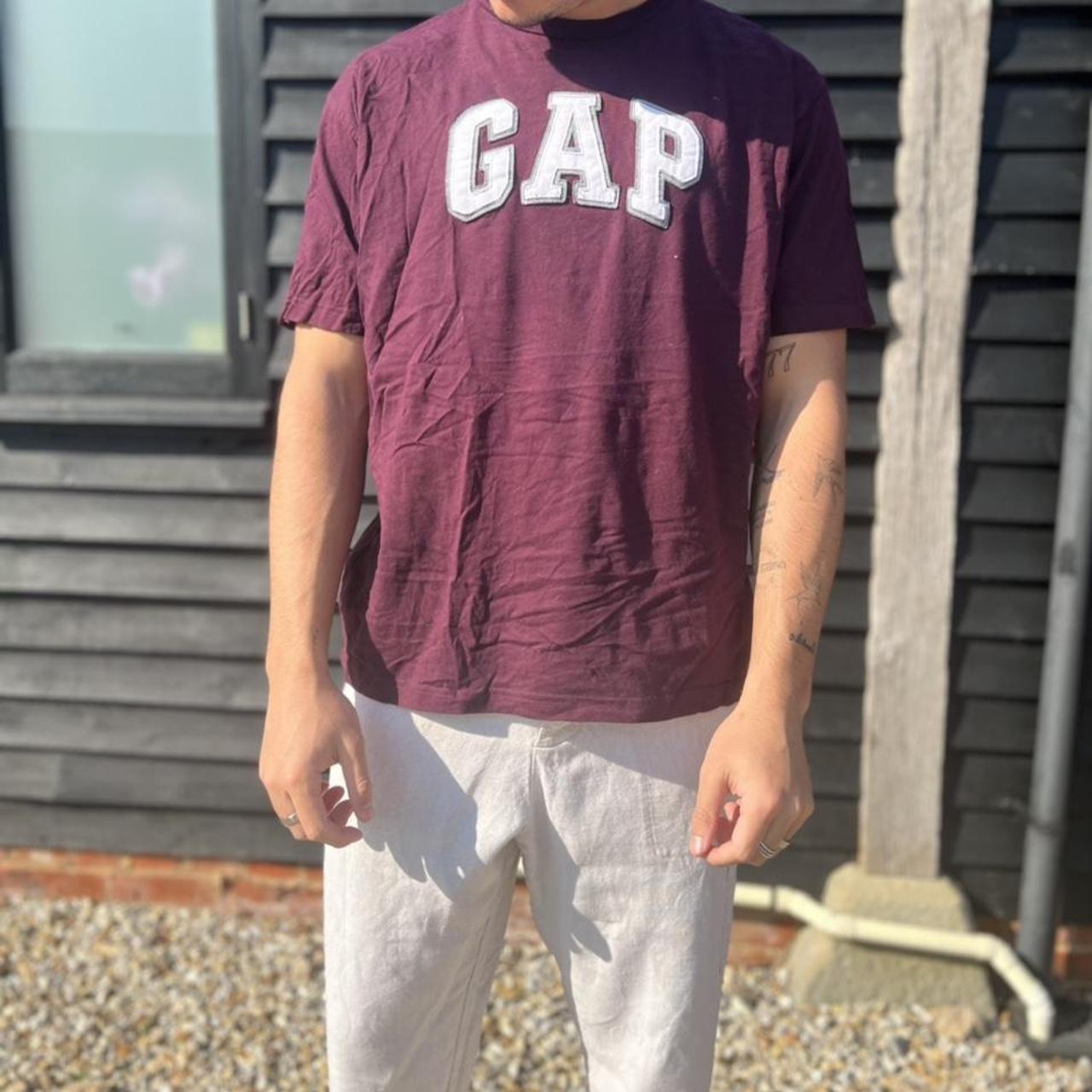 Burgundy Gap T shirt Vintage Size XL 10 10 Depop burgundy-gap-t-shirt-vintage-size-xl-10-10-depop