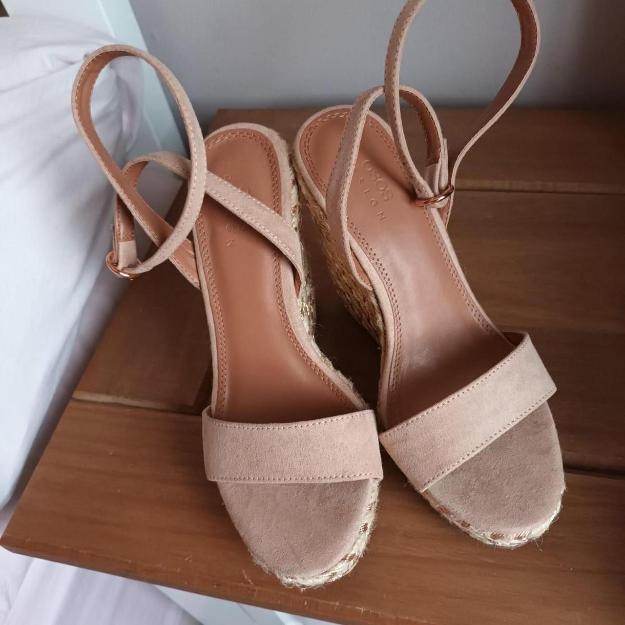 Asos nude wedges online