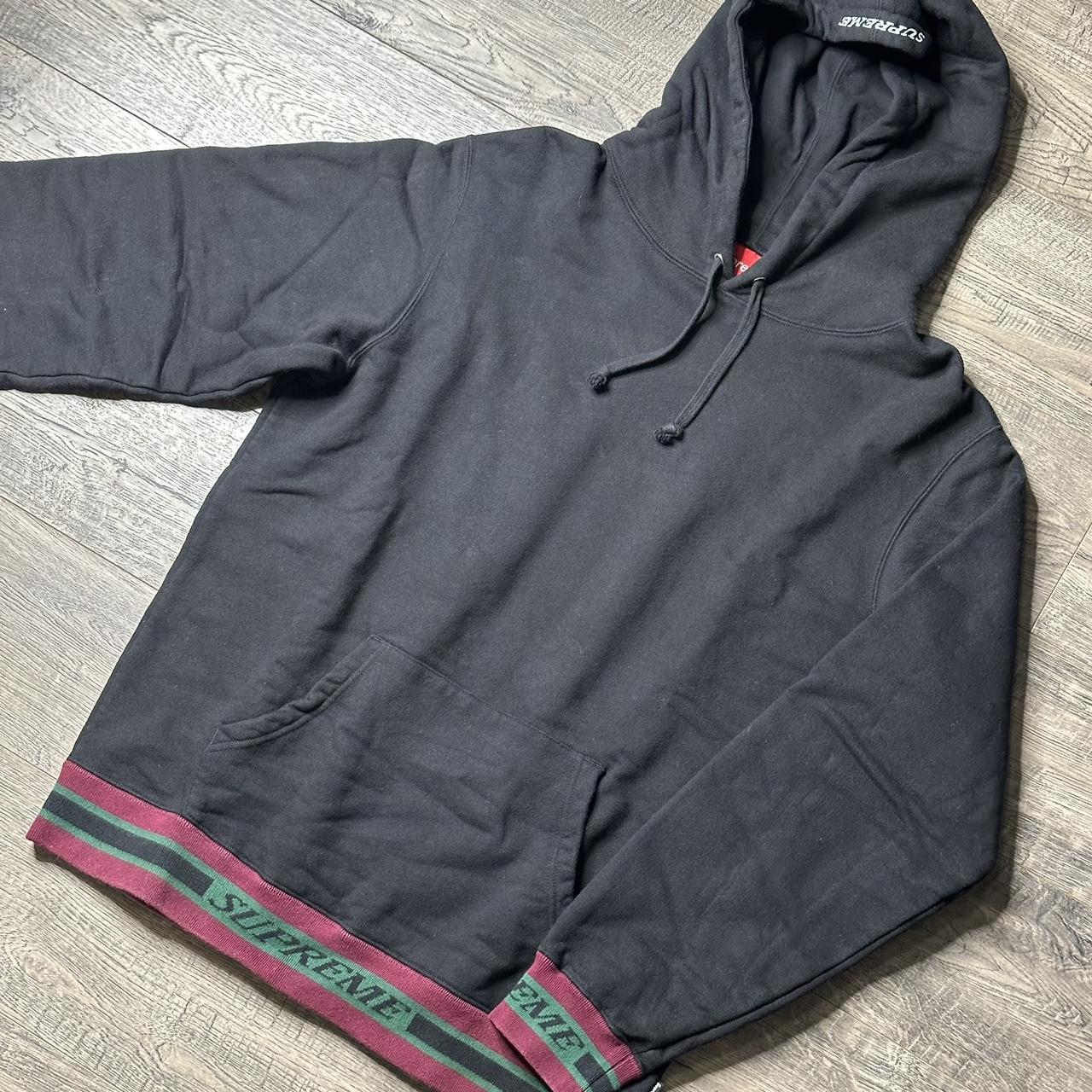 Supreme orders Striped Rib Hooded Sweatshirt