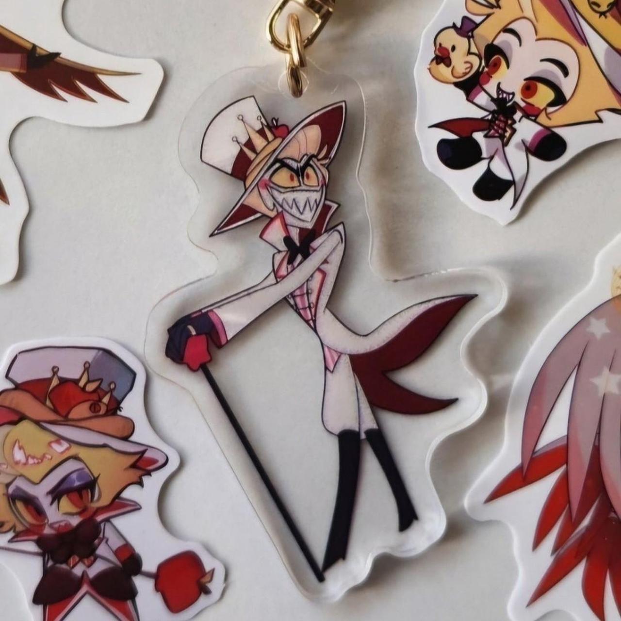 Lucifer Morningstar Acrylic keychain- Hazbin hotel