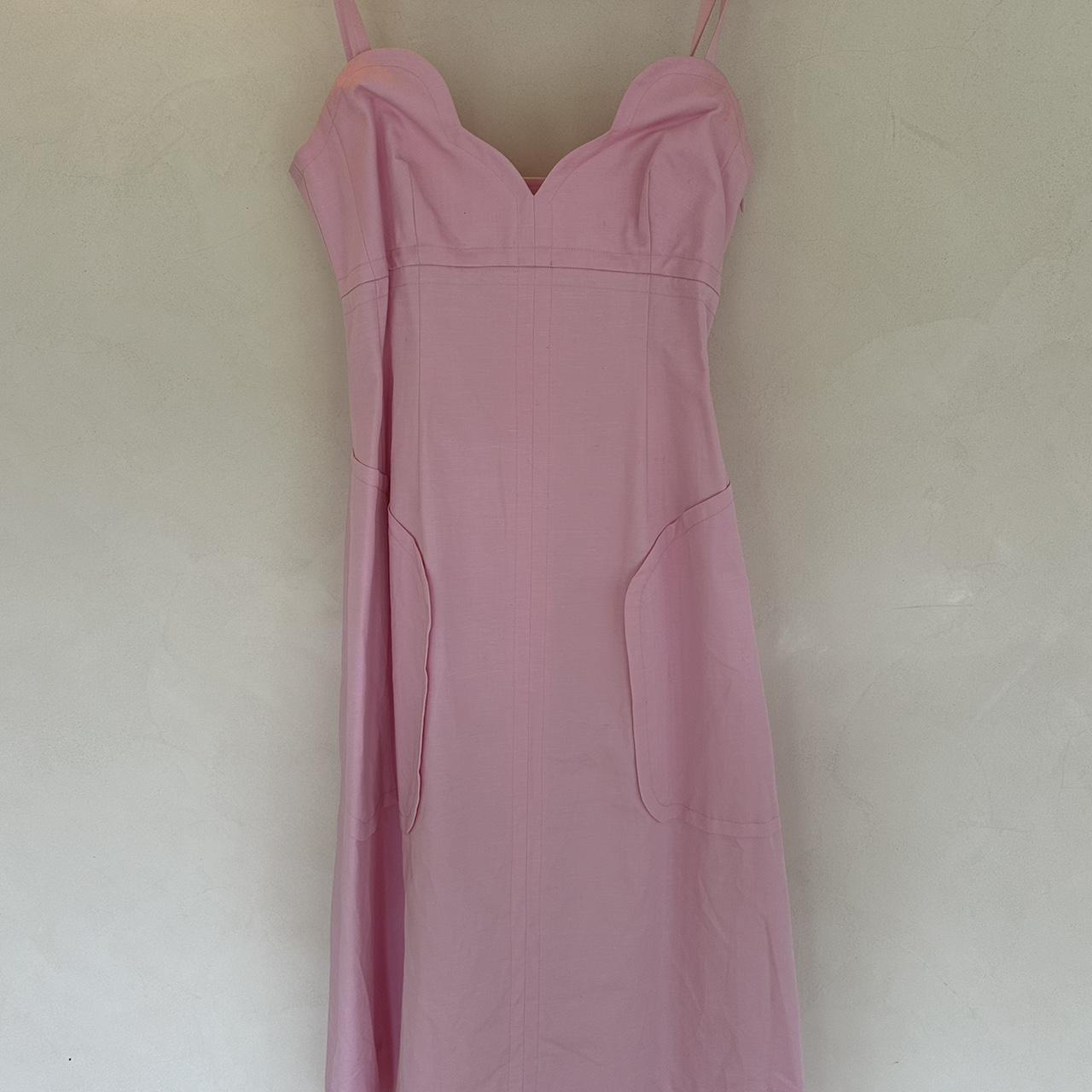 The Oroton Scallop Detail Dress in bright Depop