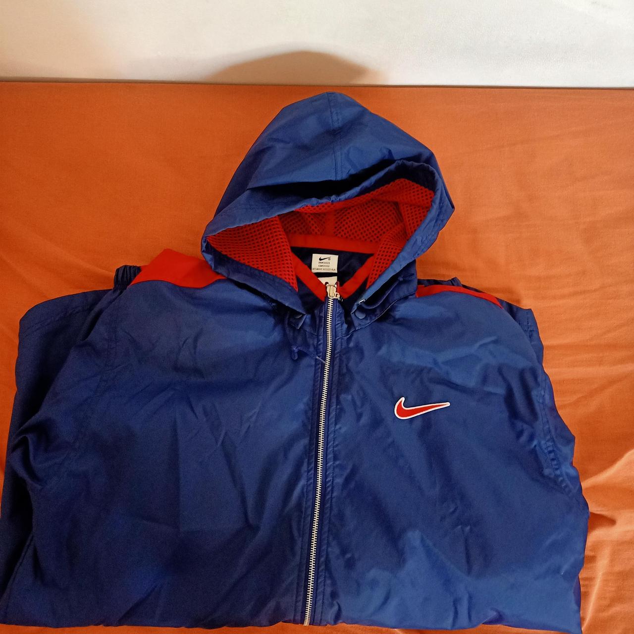 Nike Y2K 90s Jacket Rain Coat Swoosh