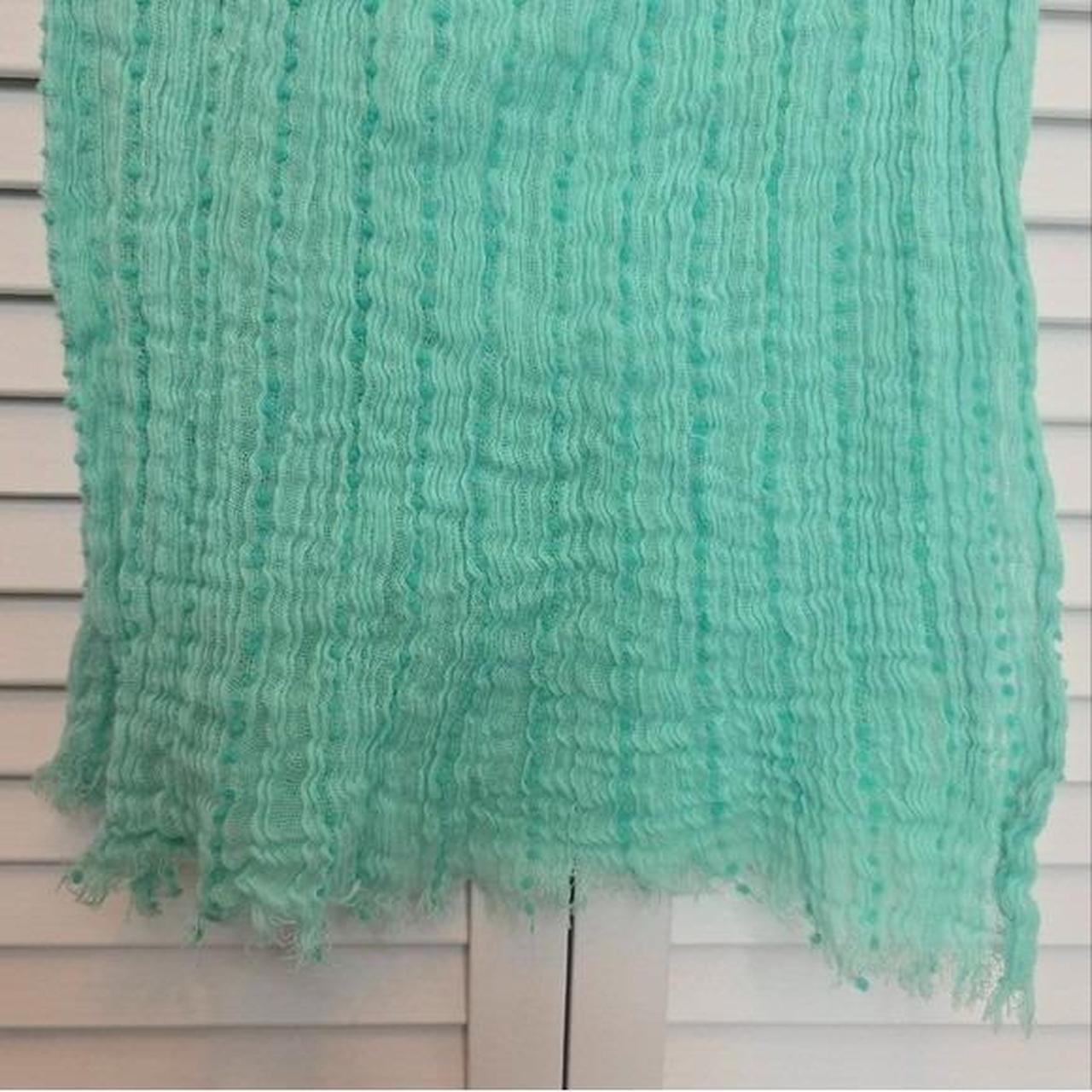 Source Unknown Women's Scarf - Green – Textured A… - image 3