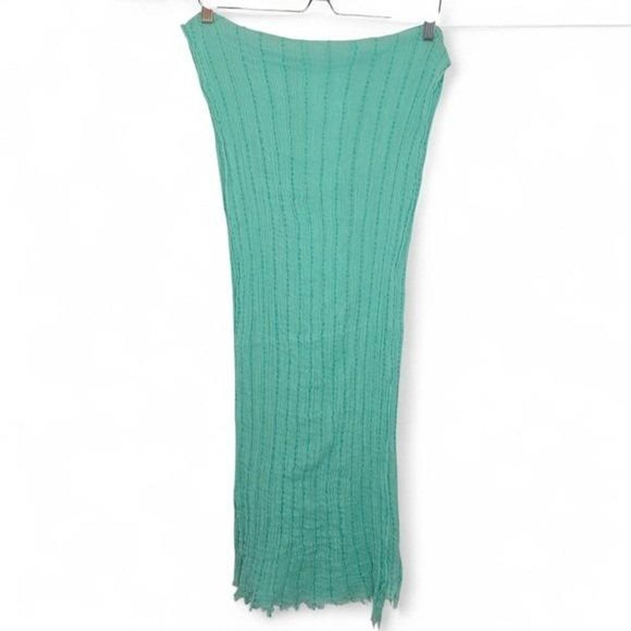 Source Unknown Women's Scarf - Green – Textured A… - image 1