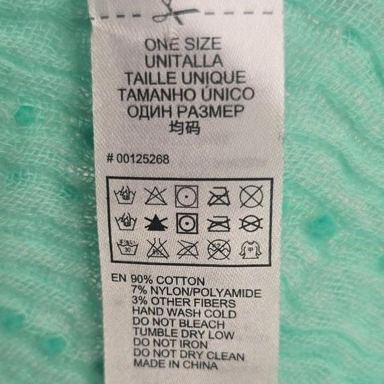 Source Unknown Women's Scarf - Green – Textured A… - image 5