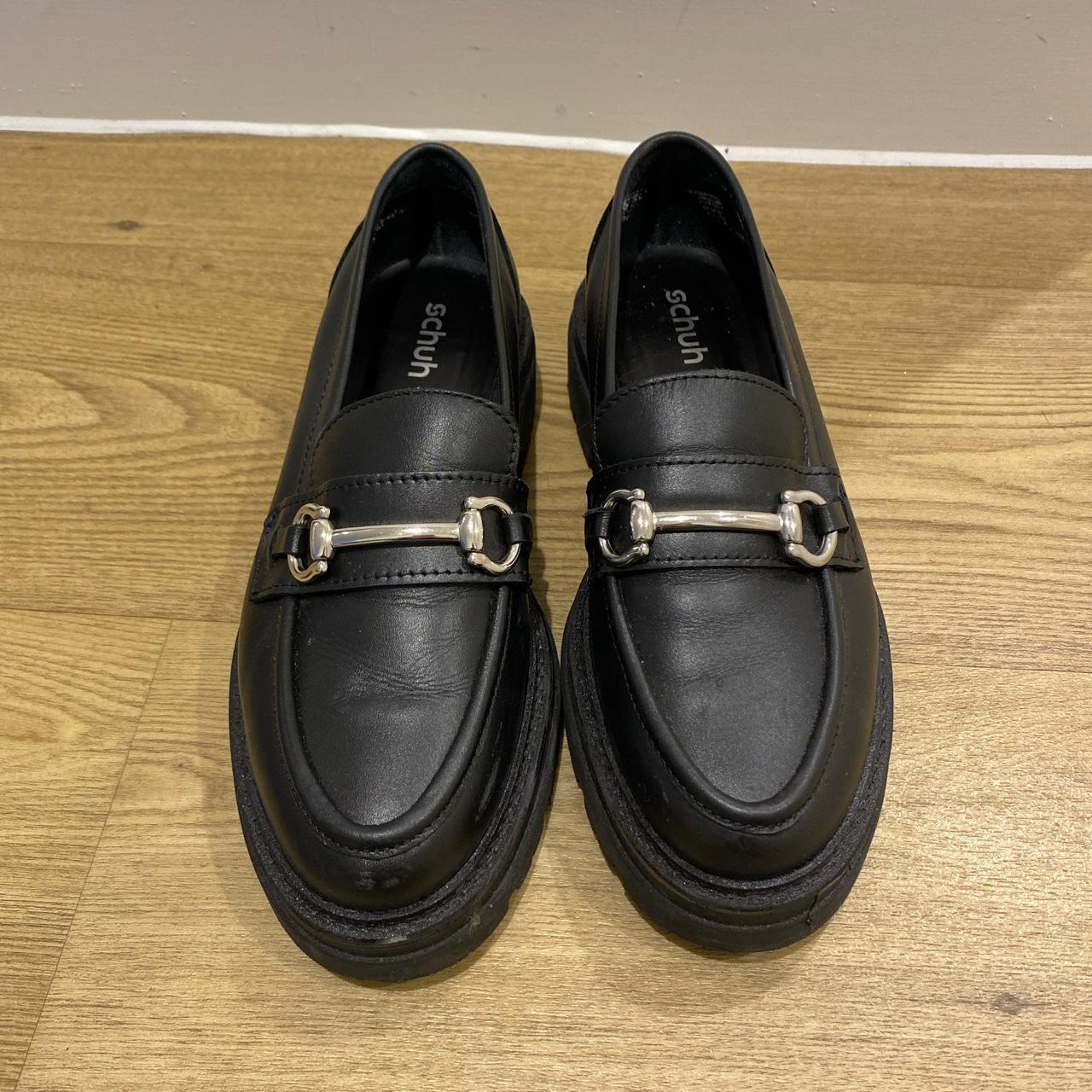 Schuh chunky loafers 👞 only worn once. selling... - Depop