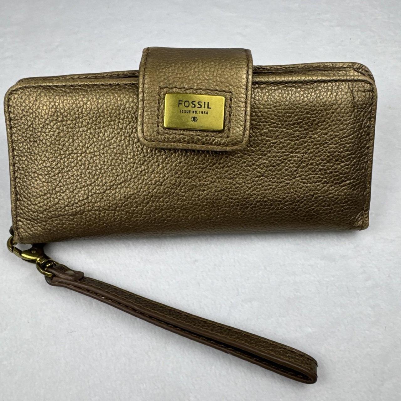 Fossil Women's Wallets - Gold – FOSSIL Quinn Slim… - image 1