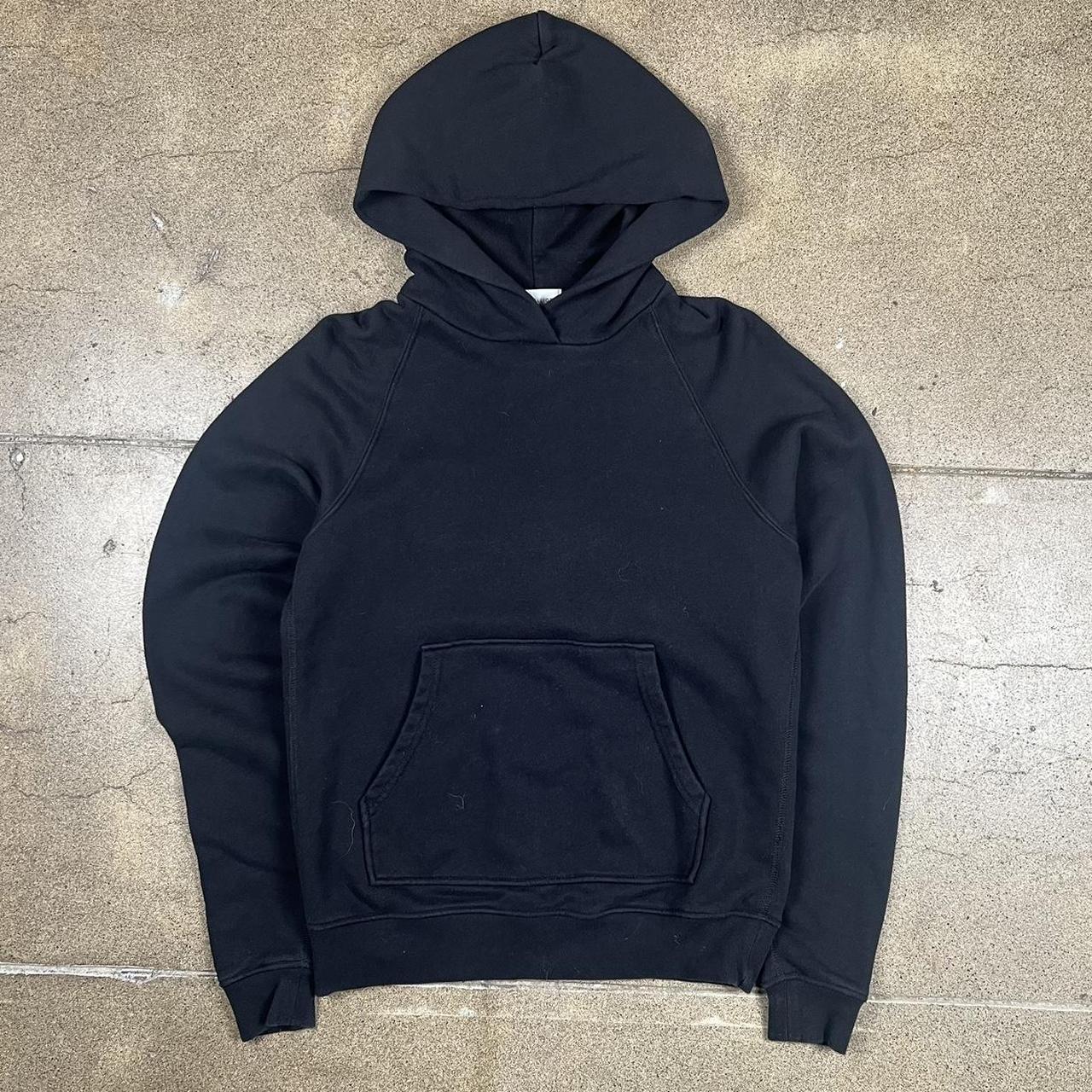 John Elliot raglan hoodie. Straight black hoodie no... - Depop