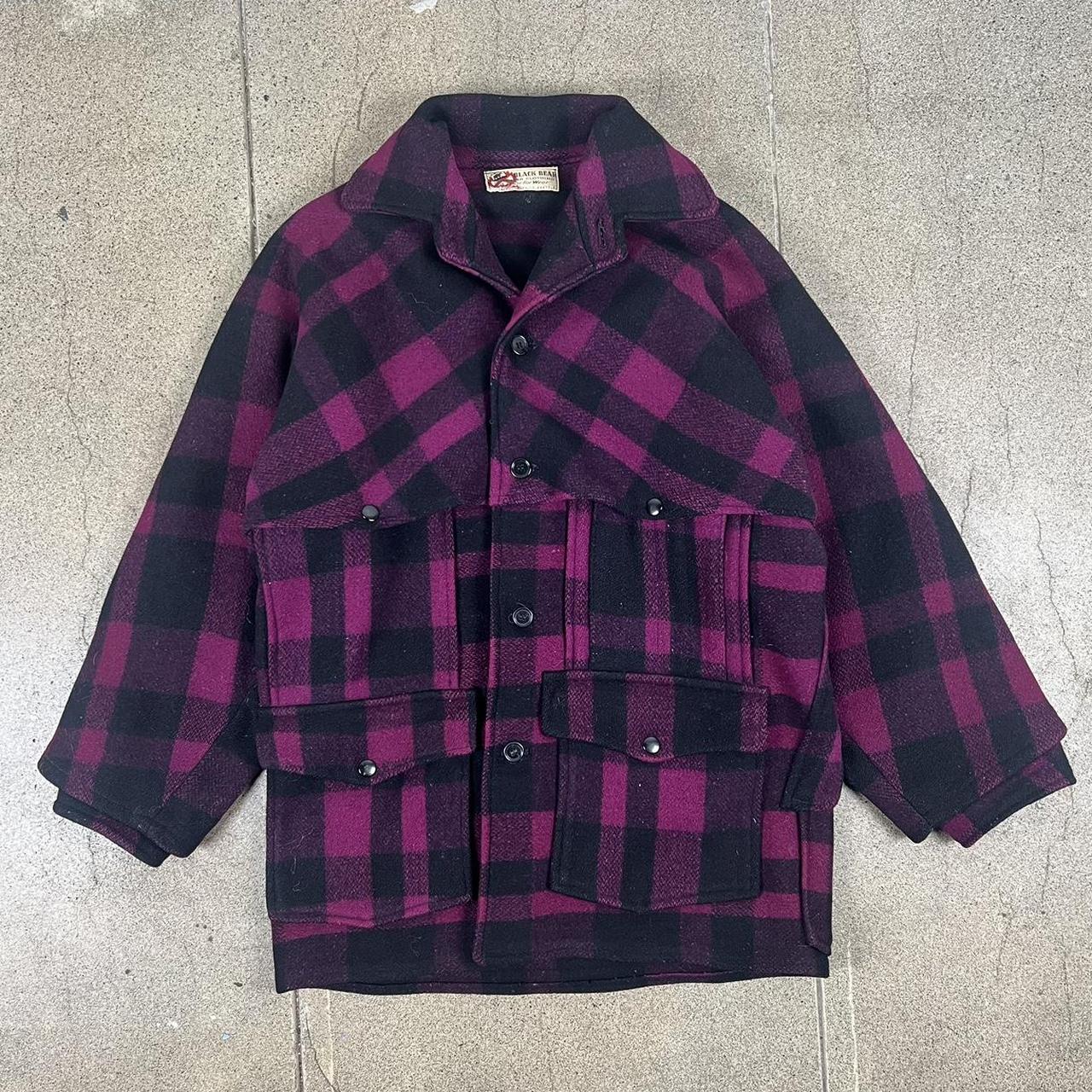 50's BLACK BEAR MACKINAW jacket シャドーチェック 【公式通販】
