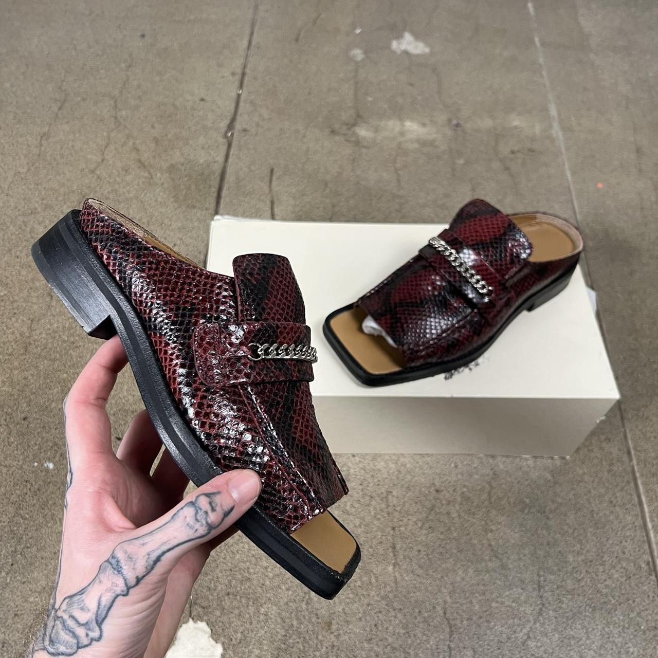 pink martine rose shoes