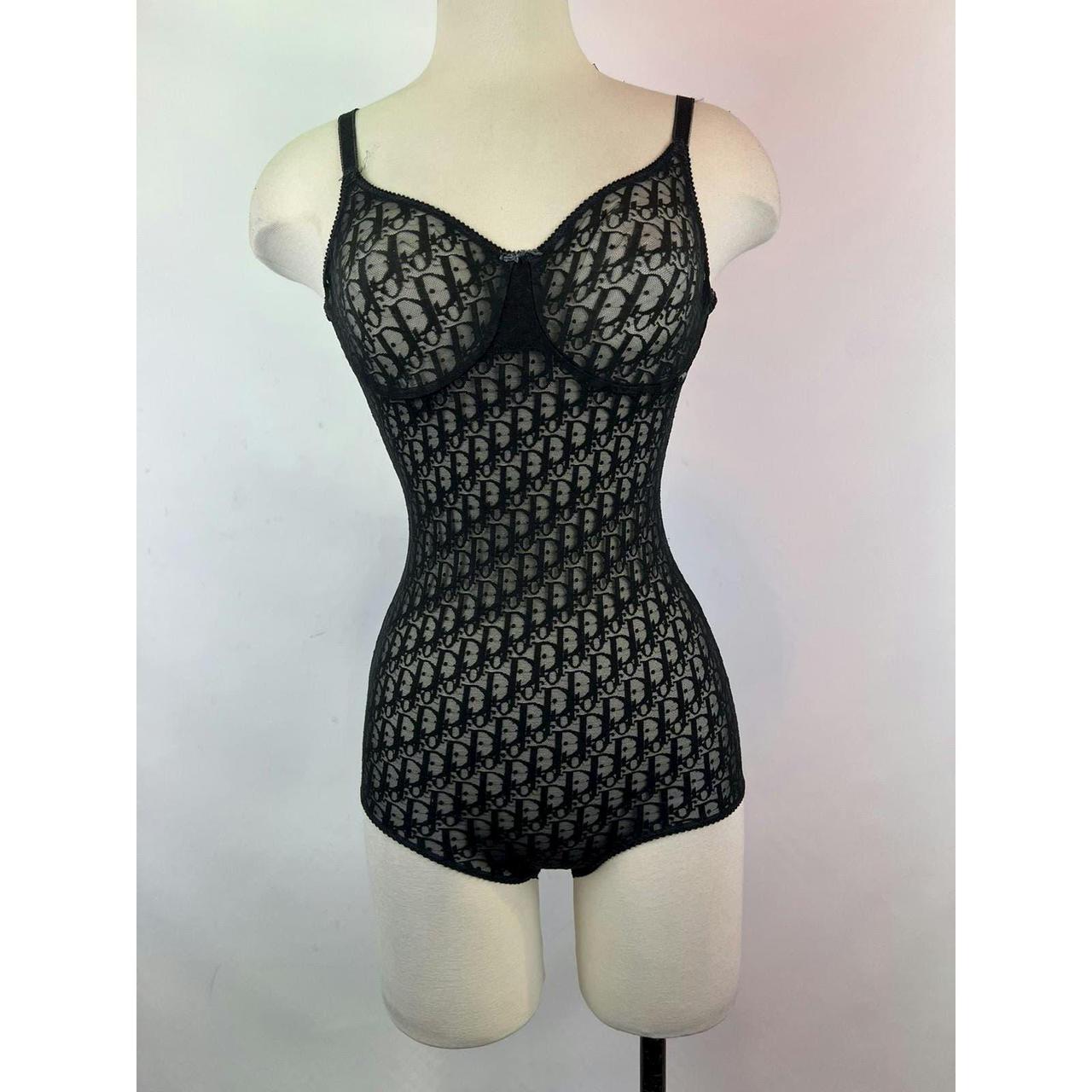 Vintage outlets Christian Dior Lace Bodysuit