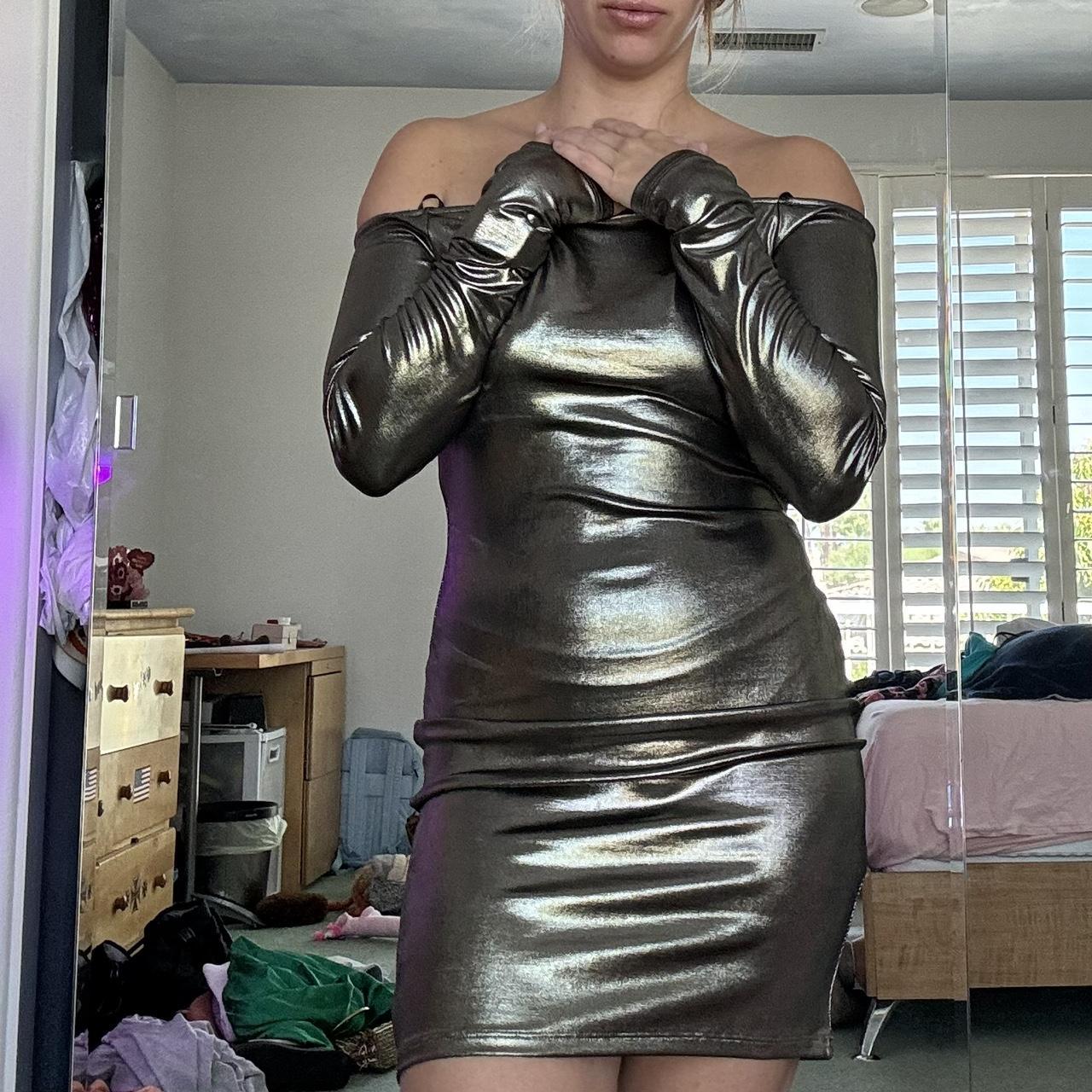 Forever 21 latex dress best sale