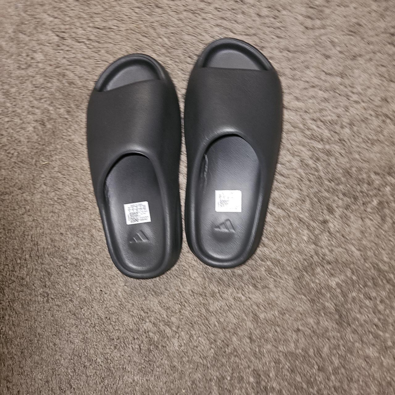 Slippers, men's slippers Yeezy slide Black 2024 Size：9