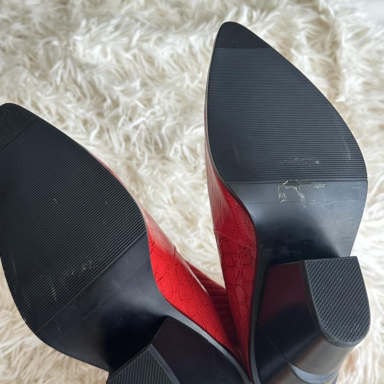 brand new dolls kill red cowboy boots ️‍🔥 never worn... Depop