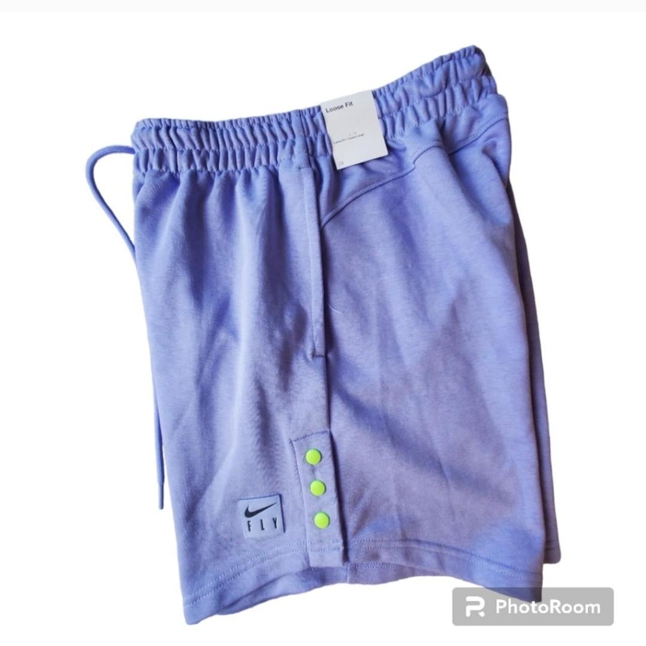 Nike Fly prism womens basketball shorts purple Depop