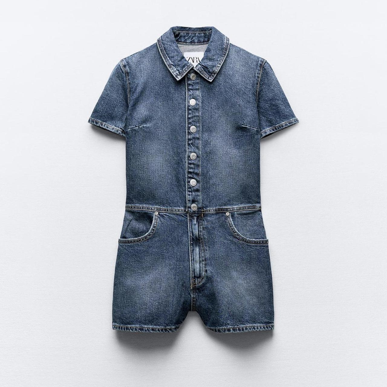 Style Zara Mens Romper Zara Blue Denim Never Being Worn,