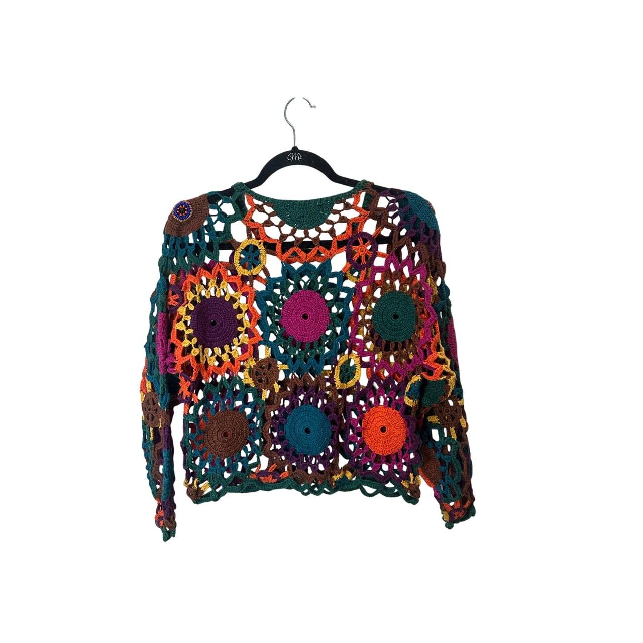 Source Unknown Women's Sweater - Multi/Pink - M –… - image 3