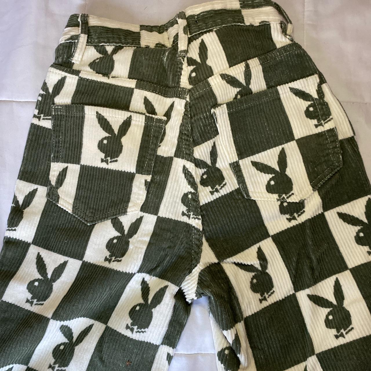 Playboy Pants 💚 Corduroy Olive Green Labeled size 22... Depop