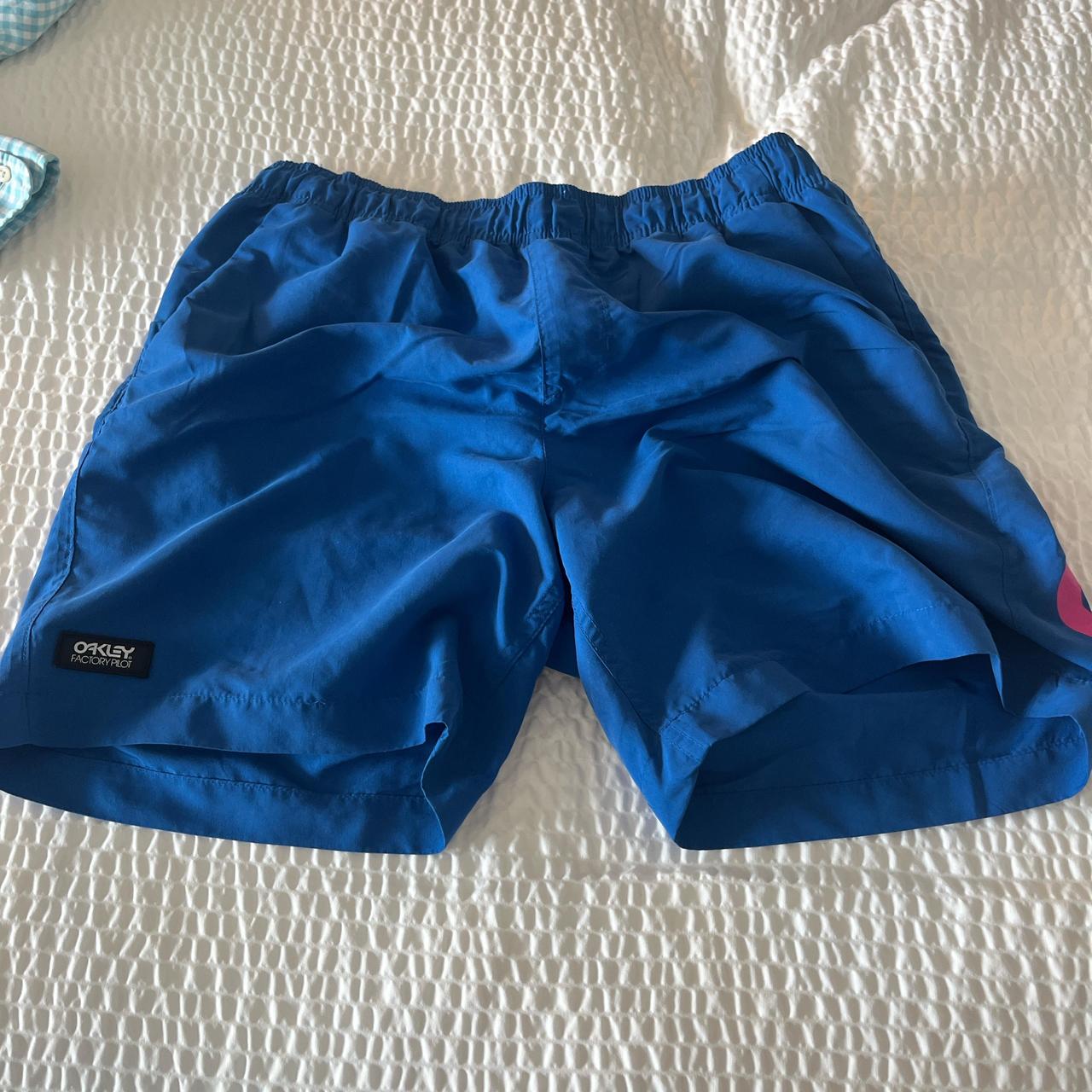 Oakley Men's Shorts - Blue - M – Oakley Shorts Mens X-Large Oakley Factory Pilot …