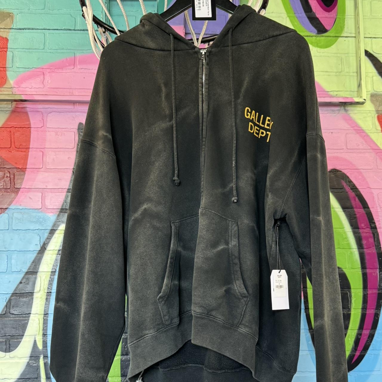 Gallery Dept. “Sun Faded Red” Zip Up Hoodie Size | Depop