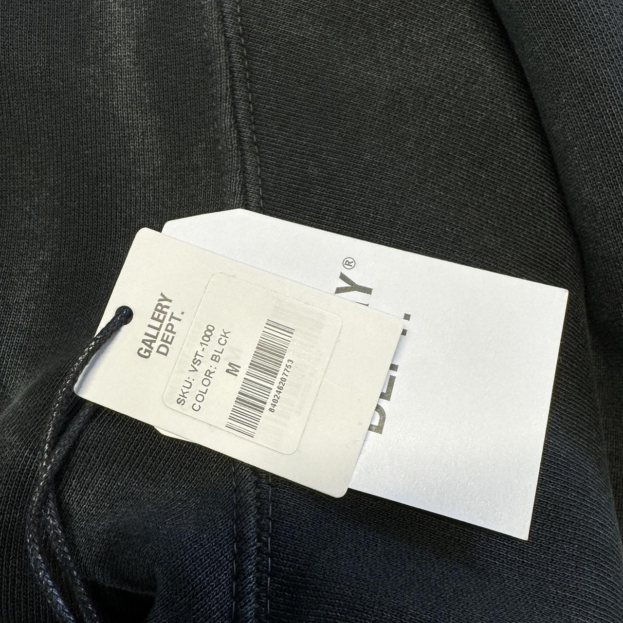 Gallery Dept. “Sun Faded Black” Zip Up Hoodie Size | Depop