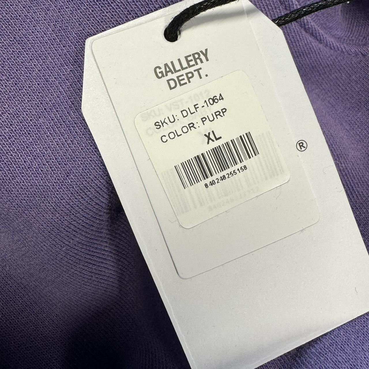 gallery dept   大小　新品未使用 Gallery Dept. “Sun Faded Purple” Zip Up Hoodie Size | Depop
