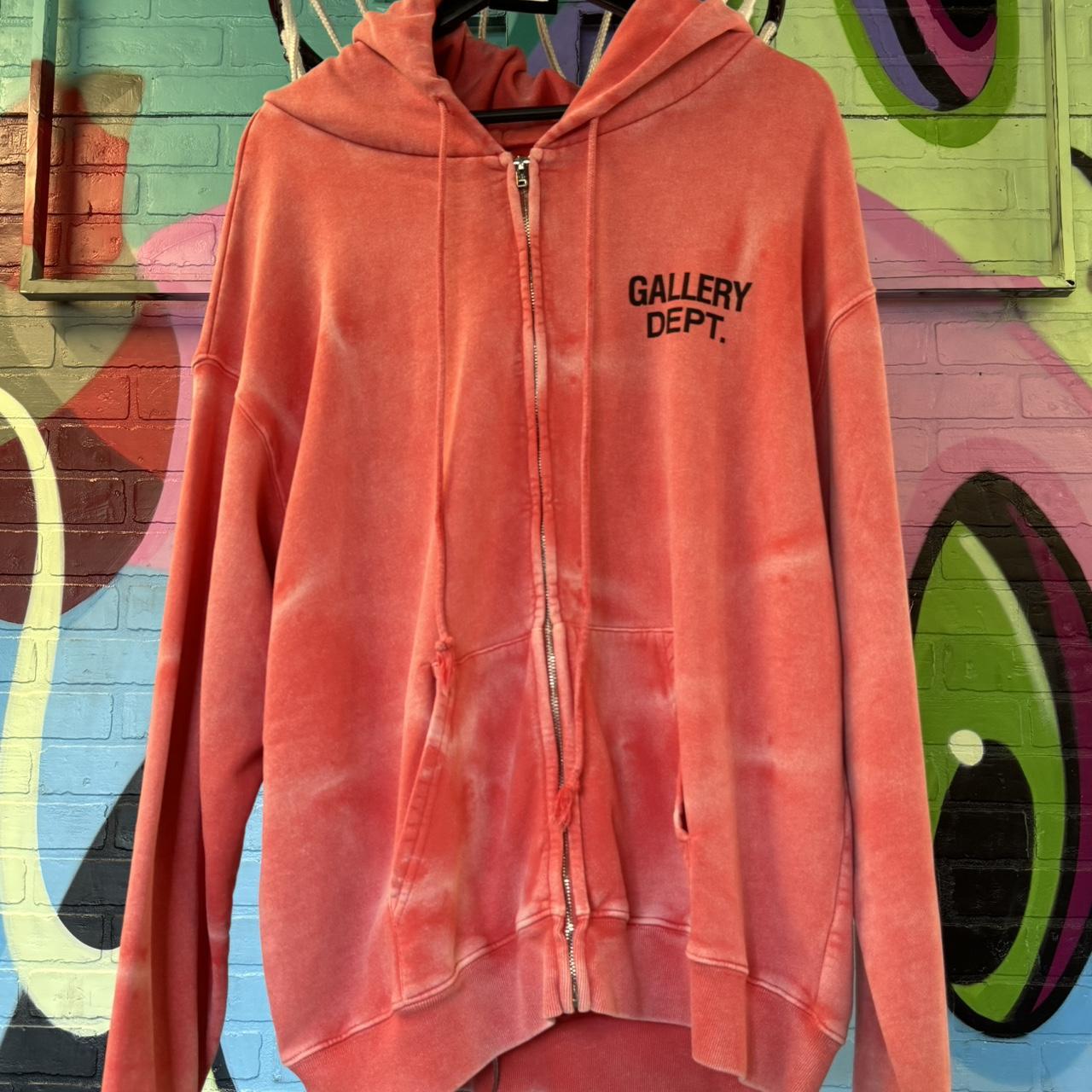 Gallery Dept. “Sun Faded Purple” Zip Up Hoodie Size | Depop