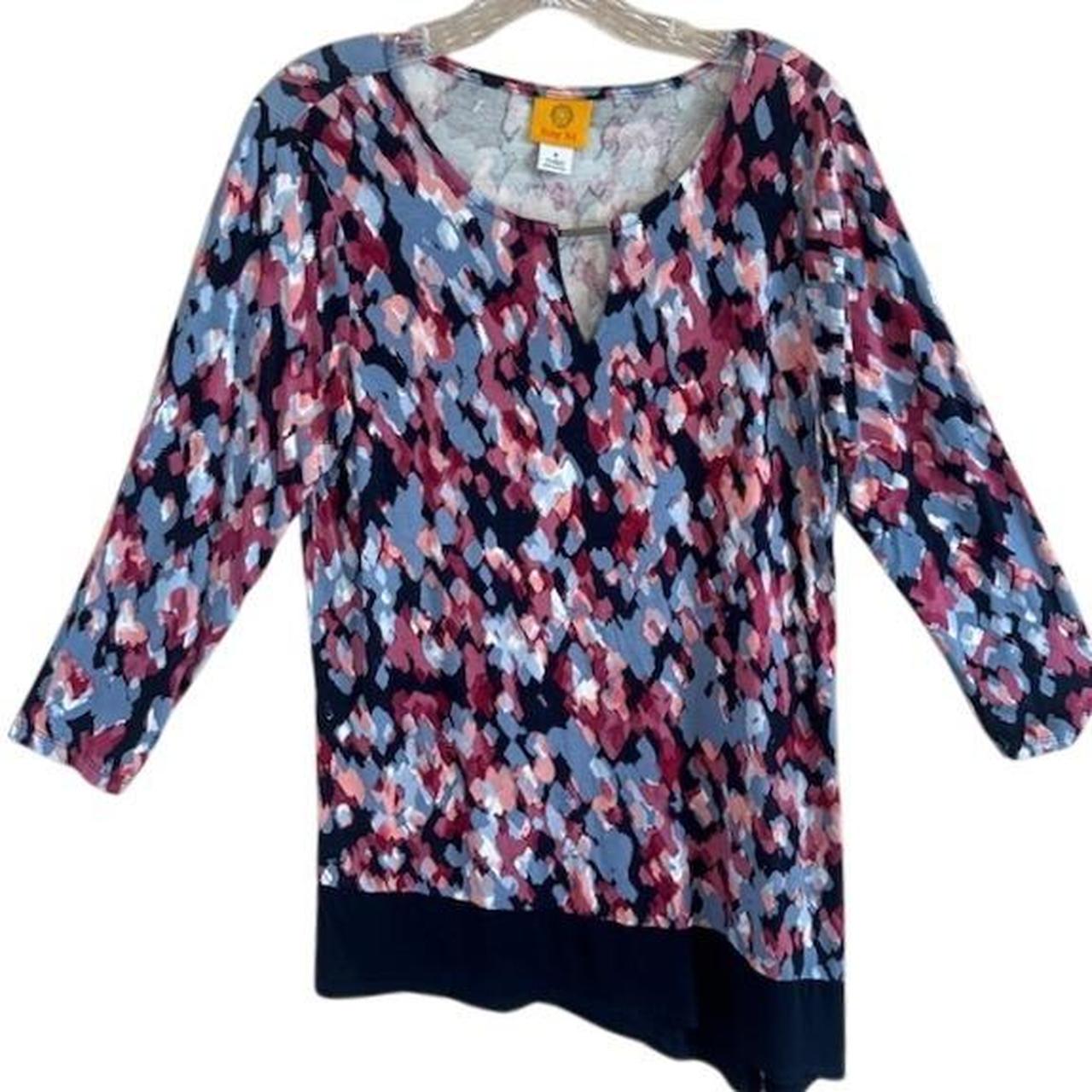 Ruby Rd. Women's Blouse - Pink/Blue - S – Ruby Rd… - image 1