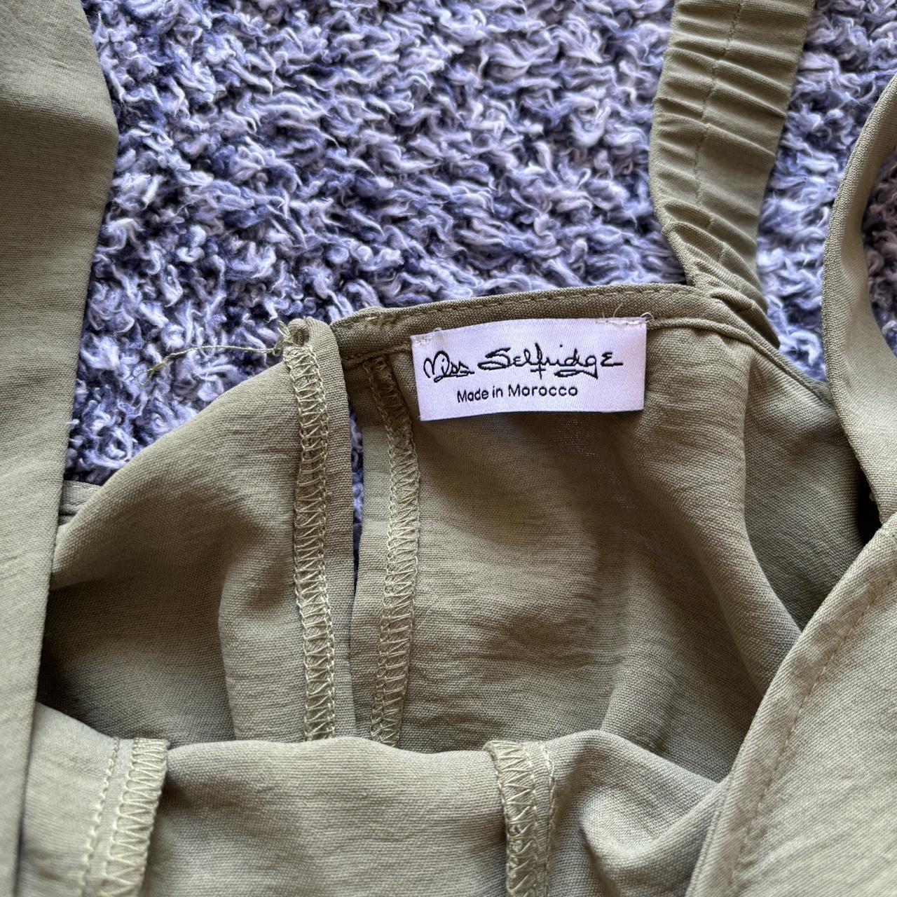 Miss selfridge khaki jumpsuit online