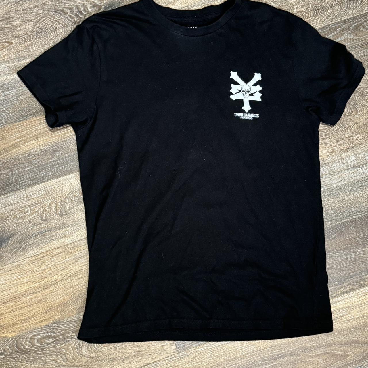 Zoo York skull T-shirt black size S Excellent | Depop