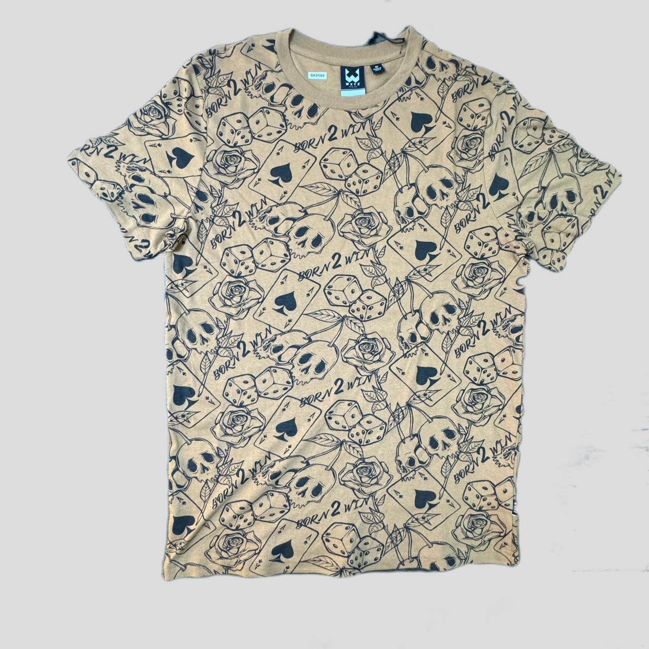 トップス IF SIX WAS NINE PAISLEY SKULL design tee If Six Was Nine Paisley Skull Design Tee Pit to pit 18.9