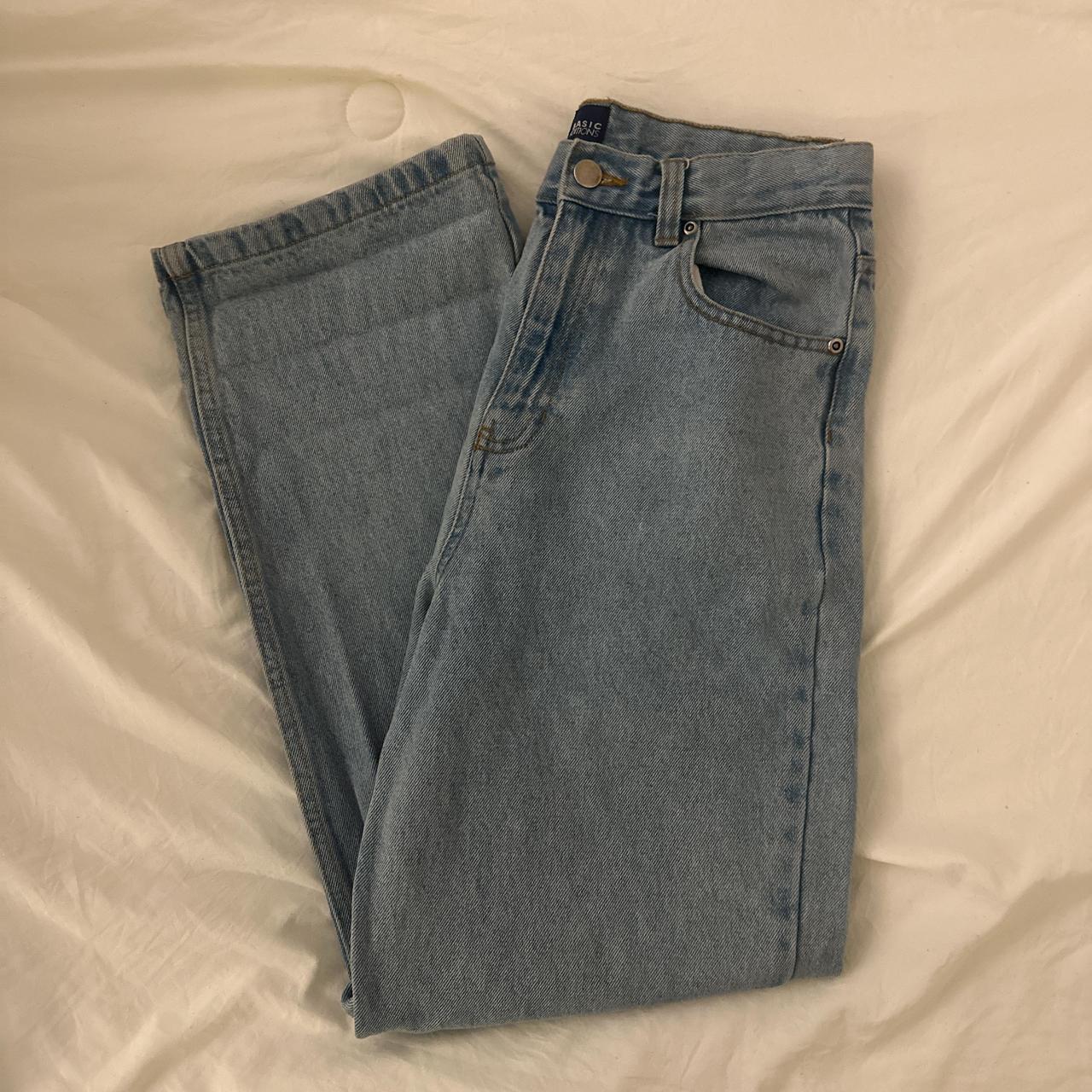 Basic Editions Women s High Waisted Jeans Blue 27