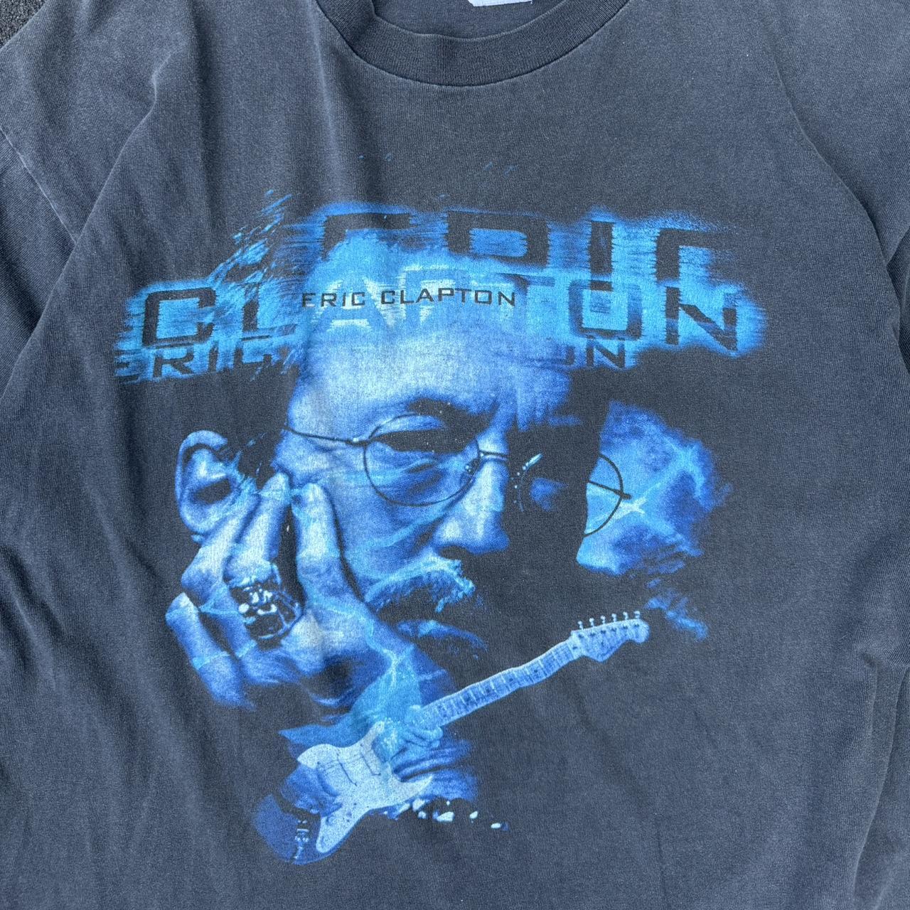 Vintage 90s Eric Clapton 1998 World Tour Tee Shirt L | Depop