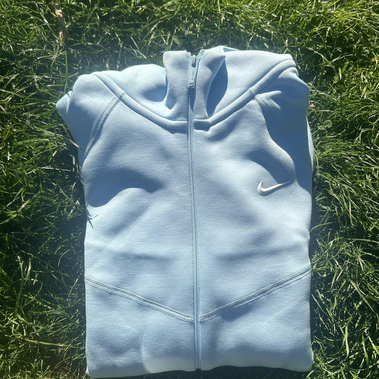 nocta nike hoodie blue