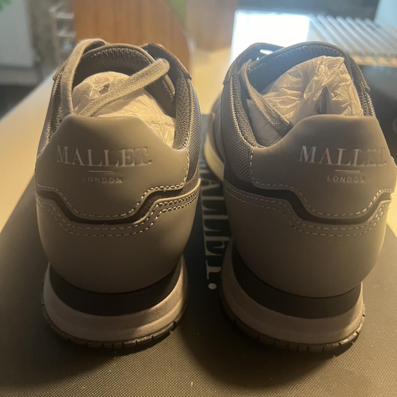 Brand New Mallet Trainers Grey UK Size 8 Unworn No Box - Depop