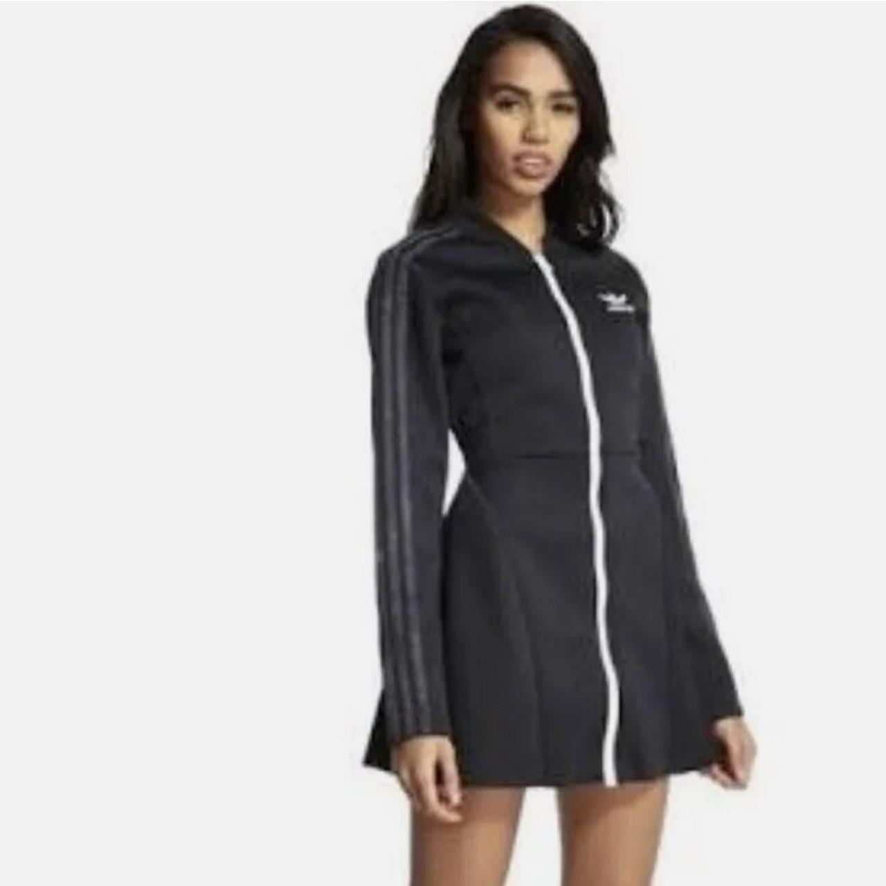 Adidas x Rita Ora Jacket Dress Rare Size 8 Black | Depop