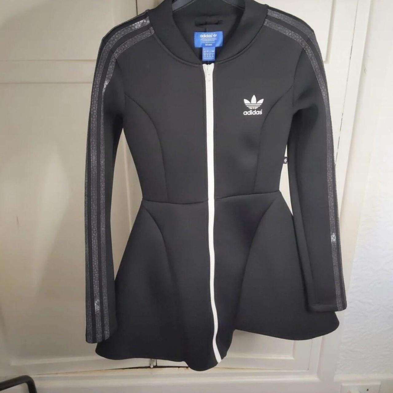 Adidas x Rita Ora Jacket Dress Rare Size 8 Black | Depop