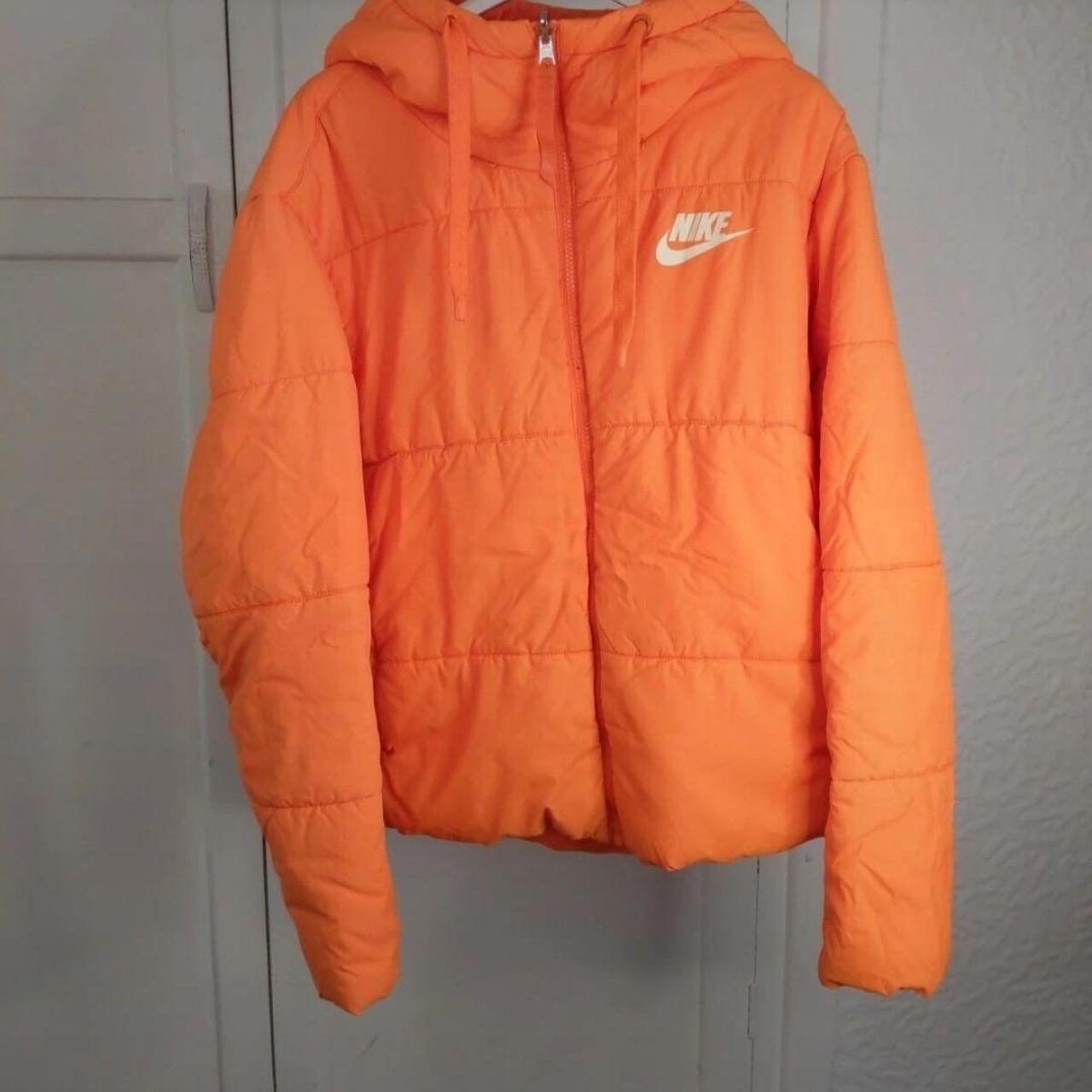 Orange nike coat online