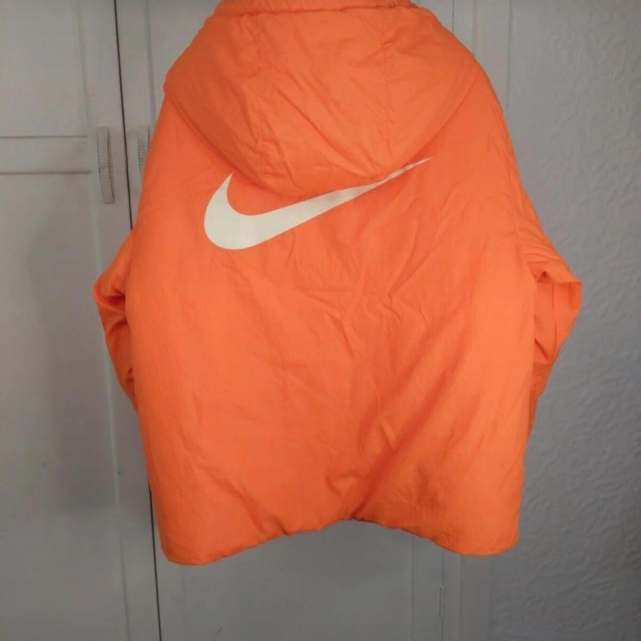 orange nike jacket women's