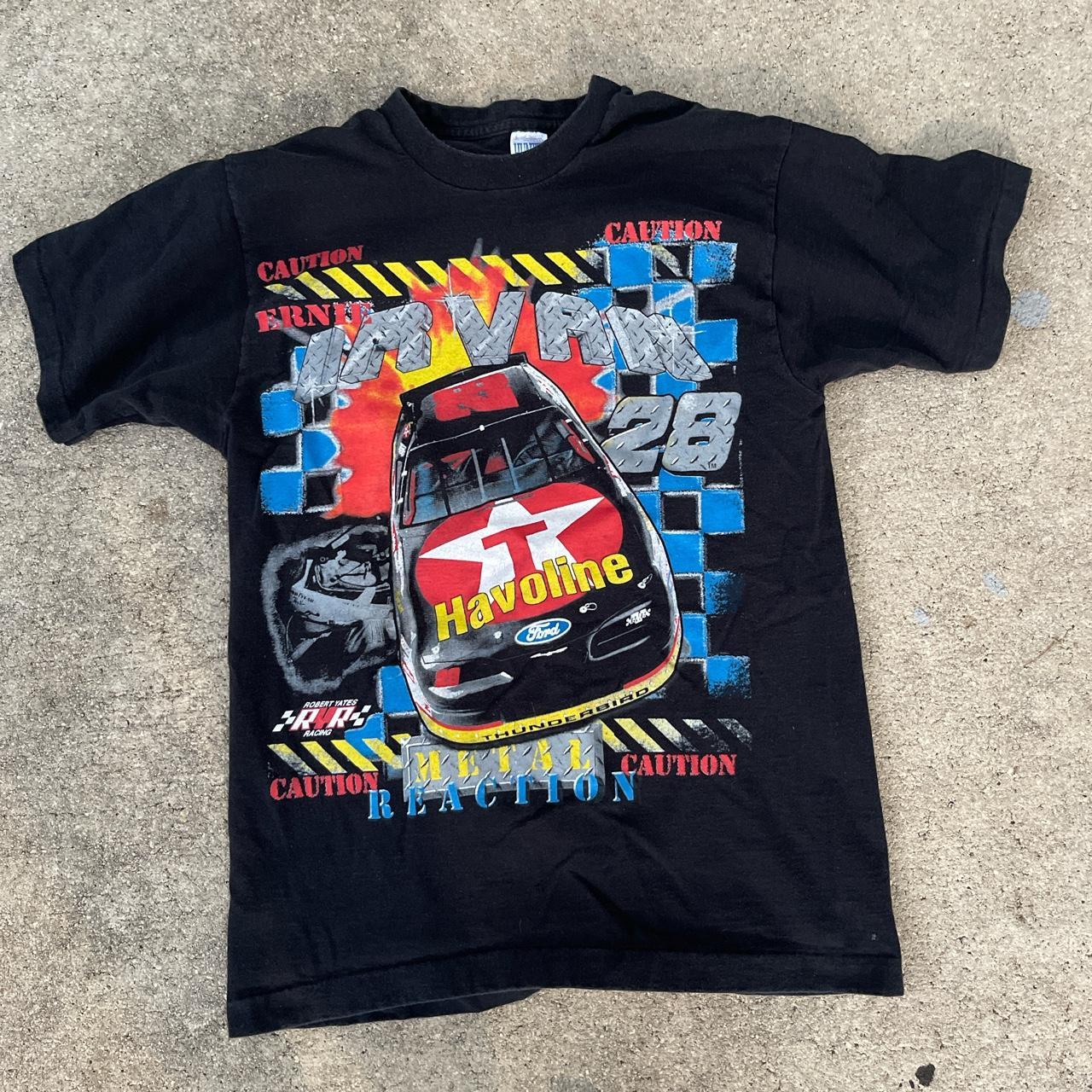 【oan】NASCAR Saturn Vintage Short Sleeve T-shirt Vintage 90's Small Soldiers AOP Nascar shirt XL single stich