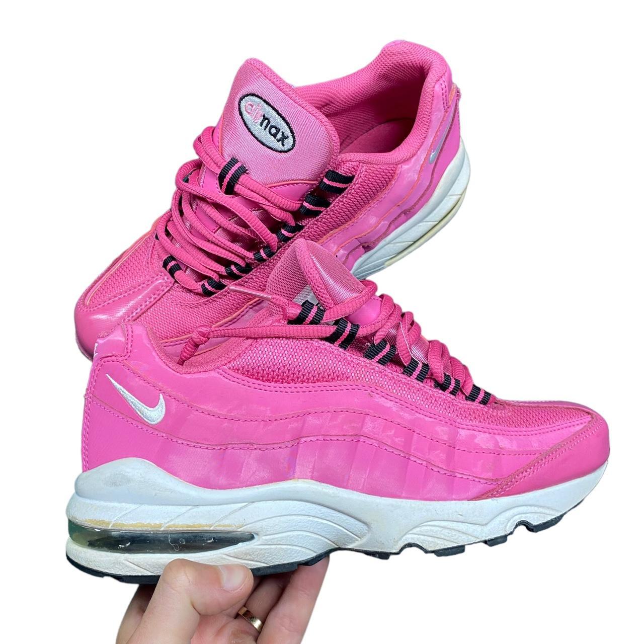 Pink nike air max 95 best sale