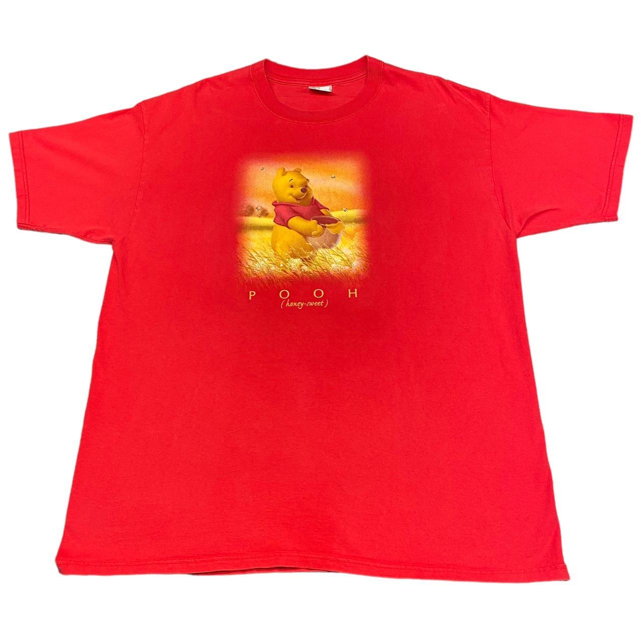 red winnie the pooh shirt